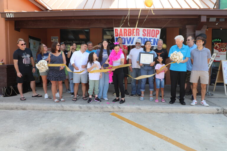 Executive Mens Grooming Ribbon Cutting