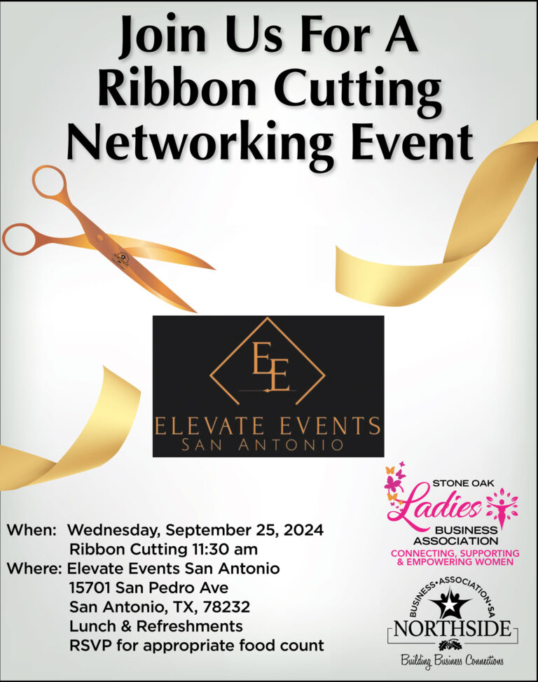 Stone Oak Ladies Business Association Ribbon Cutting Elevate Events San Antonio